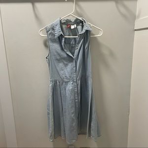 H&M Denim Collared Button Down Dress